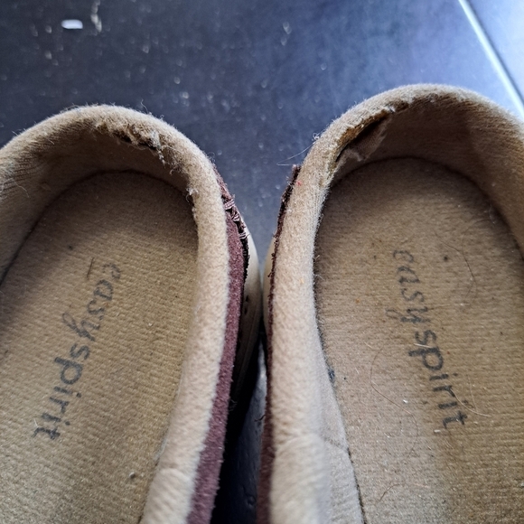 Easy Spirit Tamias Leather Fringed Mules   Size 8.5 - Picture 8 of 10